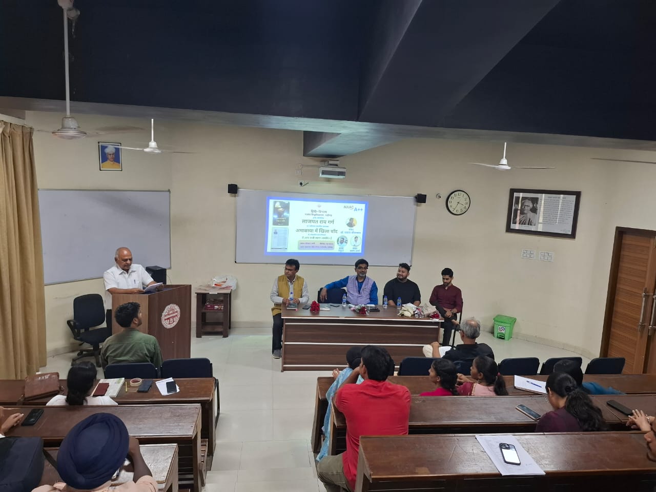 ‘Book release’ held in Hindi department